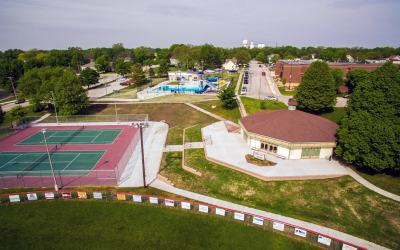 Swimming Pool, Tennis Court, & Carousel